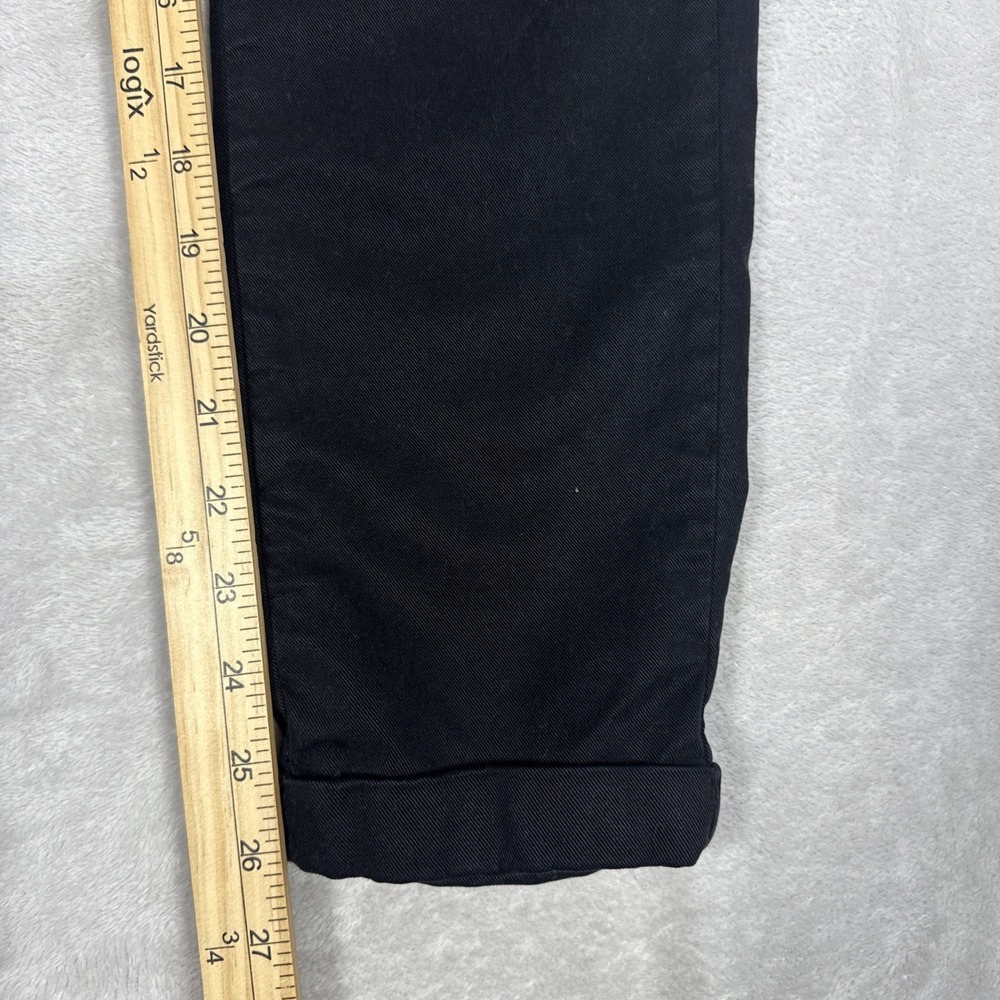 Paige Christy Cargo Pants Womens 25X26 Black Solid Elastic Waist Grunge GorpCore - Picture 6 of 7